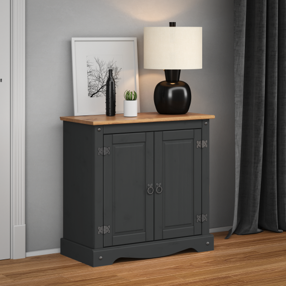 Corona Charcoal 2 Door Cupboard