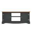 Corona Charcoal 2 Door Media Unit