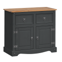 Corona Charcoal 2 Door Sideboard