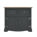 Corona Charcoal 2 Door Sideboard