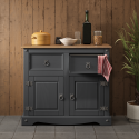 Corona Charcoal 2 Door Sideboard