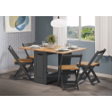 Corona Charcoal Butterfly Dining Set