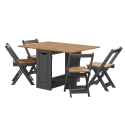 Corona Charcoal Butterfly Dining Set