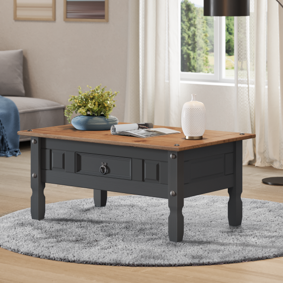 Corona Charcoal Coffee Table