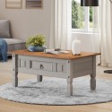 Corona Grey Wax Coffee Table