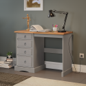 Corona Grey Wax Dressing Table