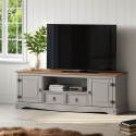 Corona Grey Wax Large Widescreen TV Unit