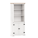 Corona White 2 Door Bookcase