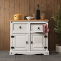 Corona White 2 Door Sideboard