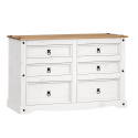 Corona White Low 3+3 Wide Chest