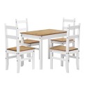 Corona White Budget Dining Set