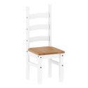 Corona White Pair of Dining Chairs