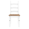 Corona White Pair of Dining Chairs