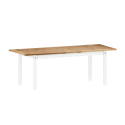 Corona White Large Extending Dining Table