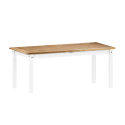 Corona White Large Extending Dining Table