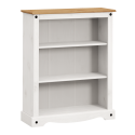 Corona White Small Bookcase