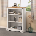 Corona White Small Bookcase