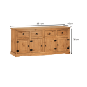 Corona 4 Door Sideboard