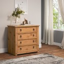 Corona Small 4 Drawer Chest