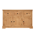 Country Antique 3 Door Sideboard