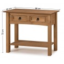 Corona 2 Drawer Console Table