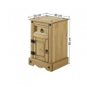 Corona Narrow Pot Cupboard