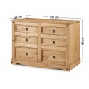 Corona Low 3+3 Wide Chest