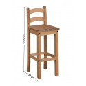 Corona Pair of Bar Stools