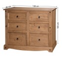 Corona 6 Drawer Chest