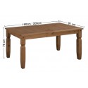 Corona Large Extending Dining Table & 6 Chairs