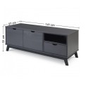 Scandian Grey Widescreen TV Unit