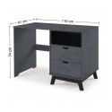 Scandian Grey Desk