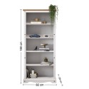 Corona White Large Bookcase